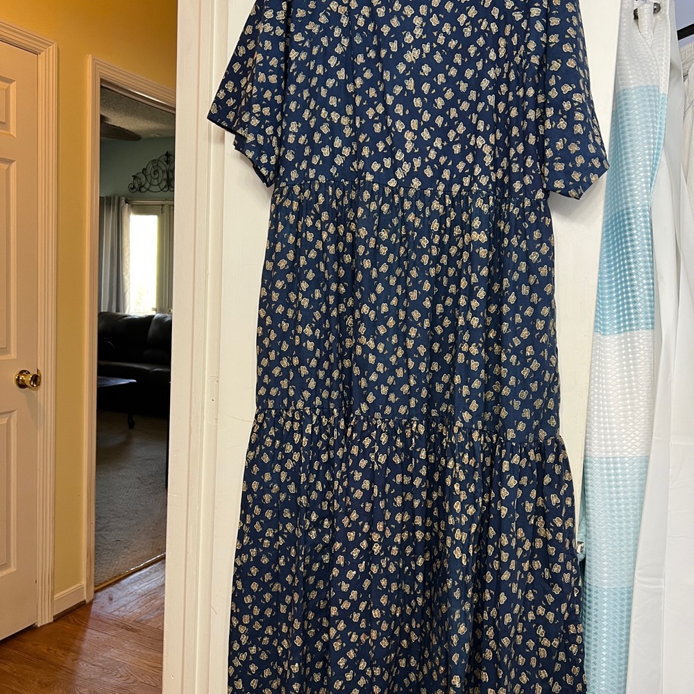 Short sleeve maxi EUC by Christy Dawn.